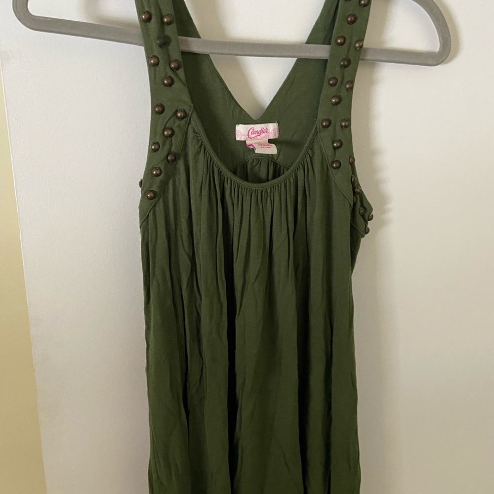 Candies Green Tank Top